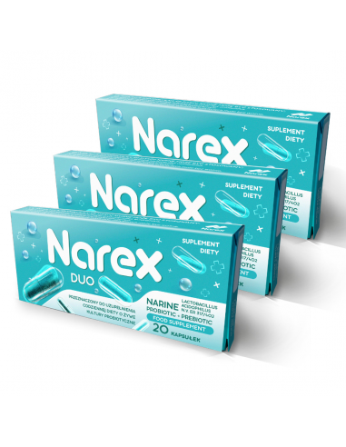 Narex Duo - zestaw 2 tygodniowy - 3x20 kaps.