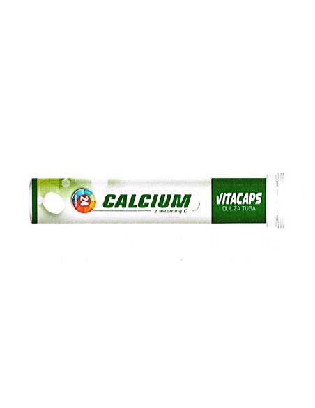 VITACAPS - Calcium - Wapń - 24 tabletki musujące Dr Vita