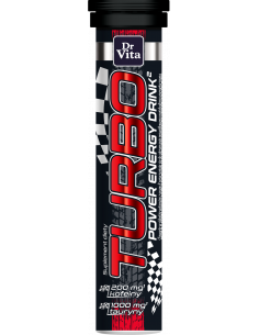 TURBO - Power energy drink - (następca Hussariona) - 20 tabletek musujących Dr Vita