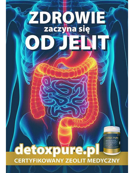 Detox Pure - zeolit medyczny - 200 kaps.