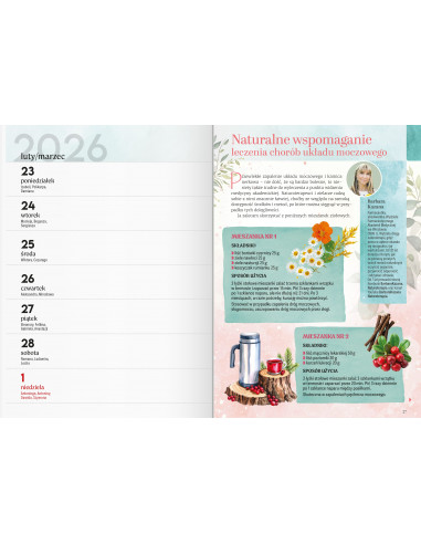 Kalendarz Pełen Zdrowia na cały rok 2026