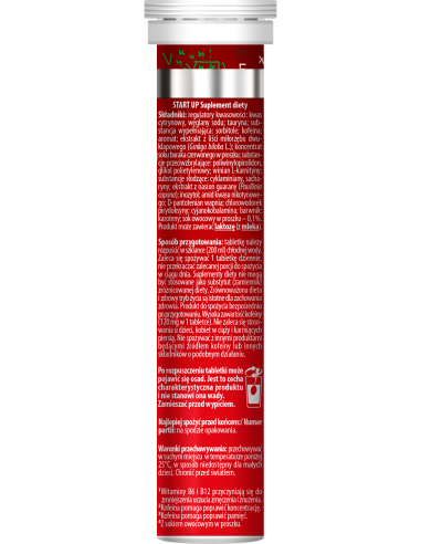 Start UP - tabletki musujące - 20 szt. Dr Vita