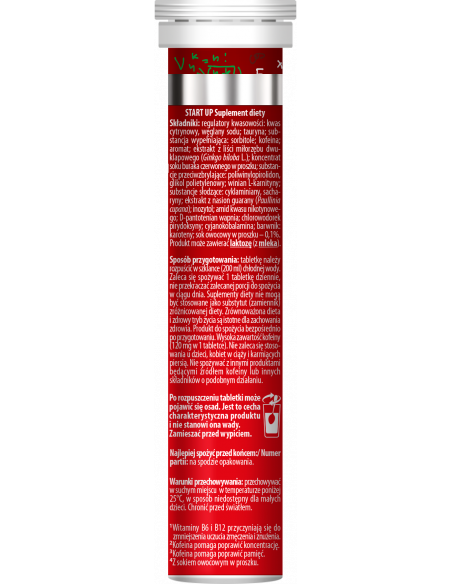 Start UP - tabletki musujące - 20 szt. Dr Vita