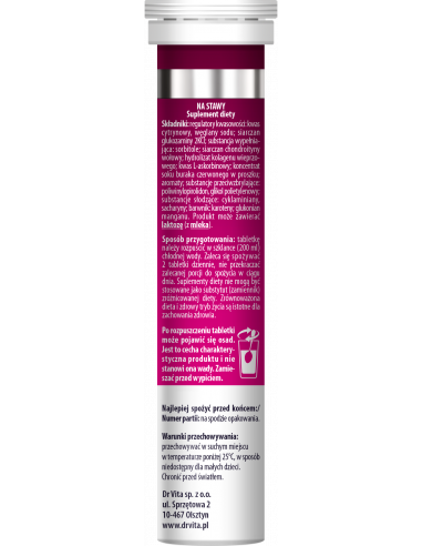 Na Stawy - tabletki musujące - 20 szt. Dr Vita