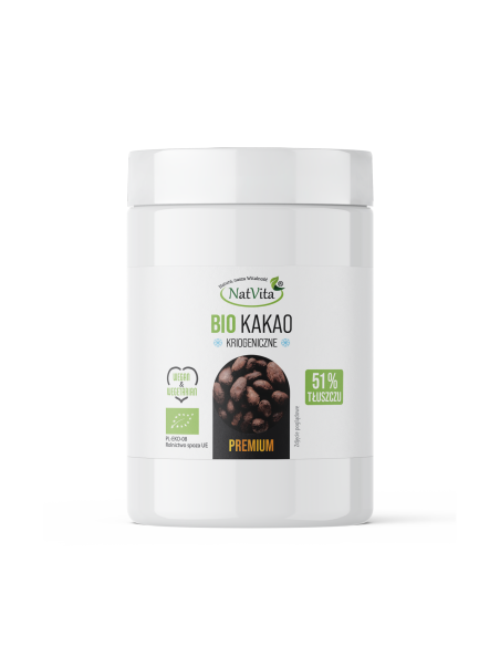 BIO Kakao 51% tłuszczu - niealkalizowane - 150 g
