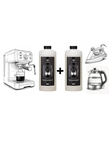 PURE NEST - 2 x 1 L - Uniwersalny Odkamieniacz do Ekspresów