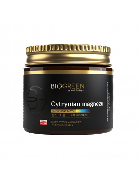 Cytrynian Magnezu - 60 kaps. by Frydrych Biogreen