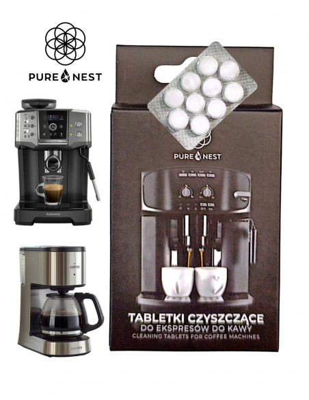 Tabletki do czyszczenia ekspresu do kawy PURE NEST 10 szt uniwersalne