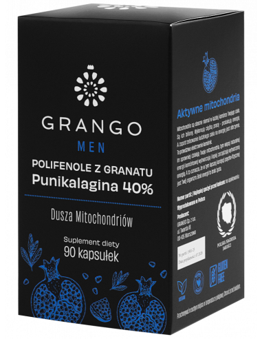 GRANGO MEN - polifenole z granatu - 90 kaps.
