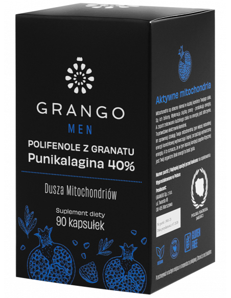 GRANGO MEN - polifenole z granatu - 90 kaps.