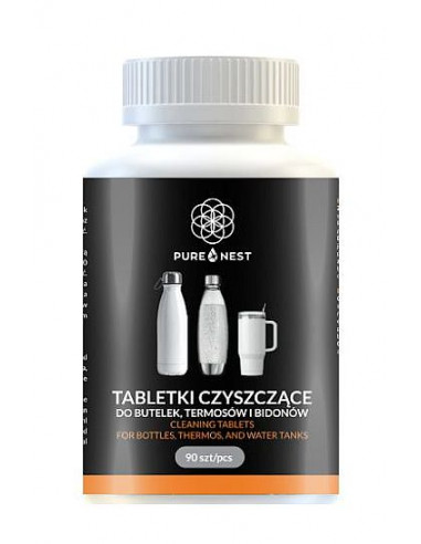 Tabletki do czyszczenia butelek PURE NEST 90 szt.