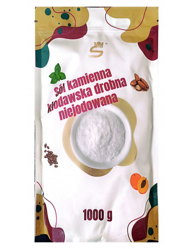 Sól Kłodawska drobna 1 kg Stanlab