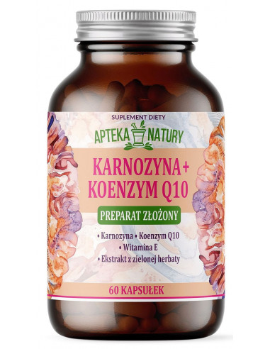 Karnozyna + Koenzym Q10 – 60 kapsułek Apteka Natury