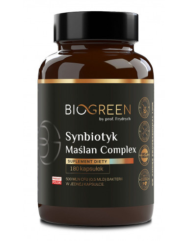Synbiotyk Maślan sodu 180 kapsułek by frydrych