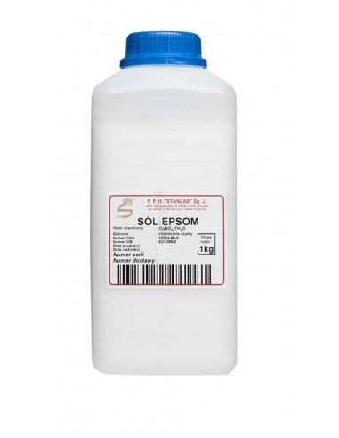 Sól Epsom  SIARCZAN MAGNEZU SIEDMIOWODNY 1 kg