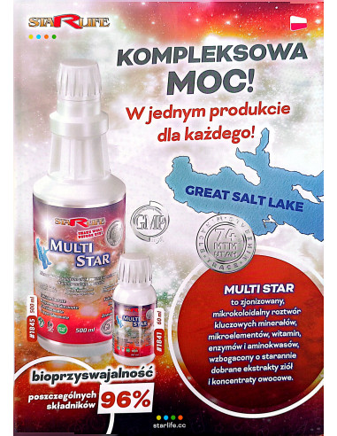 STARLIFE MULTI STAR  – Twoja Codzienna Dawka Witalności! - 500 ml