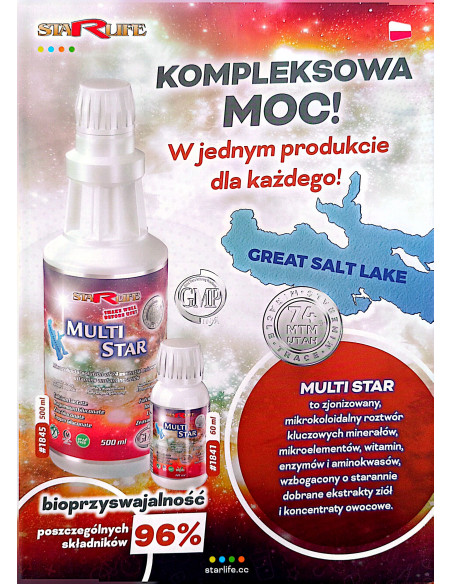 STARLIFE MULTI STAR  – Twoja Codzienna Dawka Witalności! - 500 ml