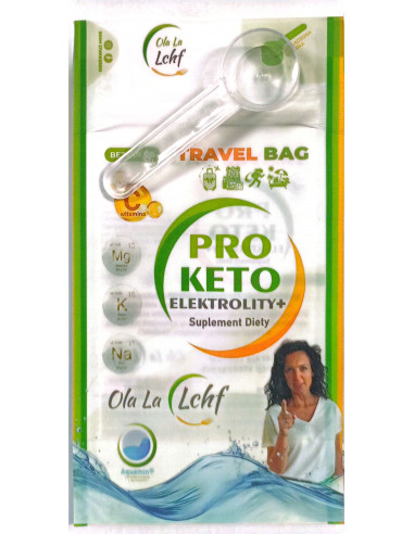 Keto elektrolity 2 x 495 g + saszetka podróżna z miarką 4 ml