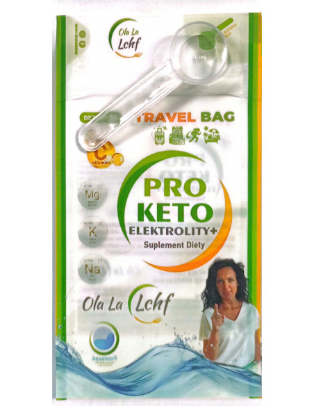 Keto elektrolity 2 x 495 g + saszetka podróżna z miarką 4 ml
