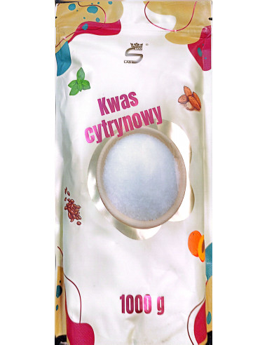 Kwas cytrynowy spożywczy - 1 kg Stanlab