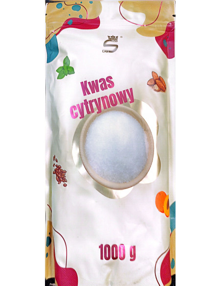 Kwas cytrynowy spożywczy - 1 kg Stanlab