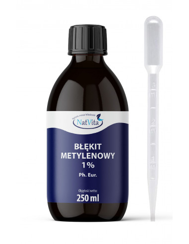 Błękit metylenowy PH. EUR.  Farmaceutyczny 1% 250 ml