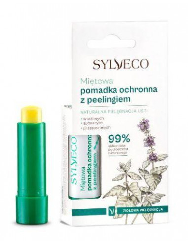 Miętowa pomadka z peelingiem  Sylveco