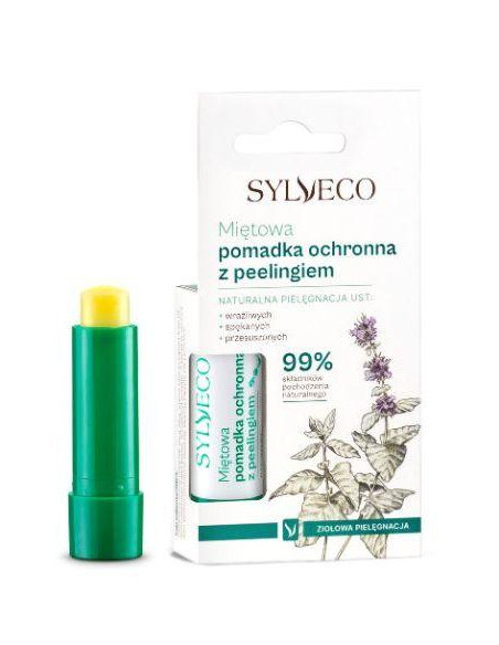 Miętowa pomadka z peelingiem  Sylveco