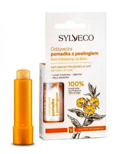 Odżywcza pomadka z peelingiem  Sylveco