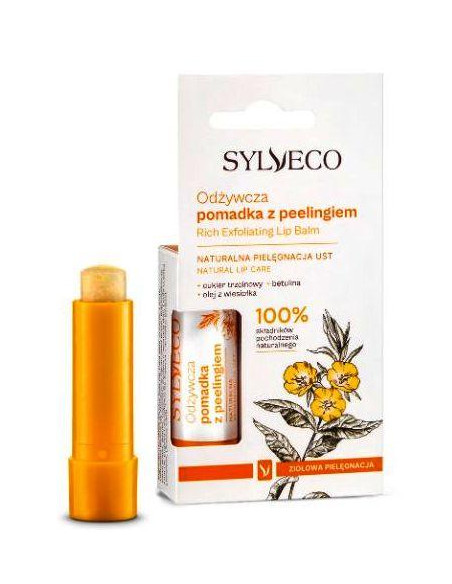 Odżywcza pomadka z peelingiem  Sylveco