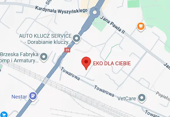 EkoDlaCiebie - lokalizacja na mapie